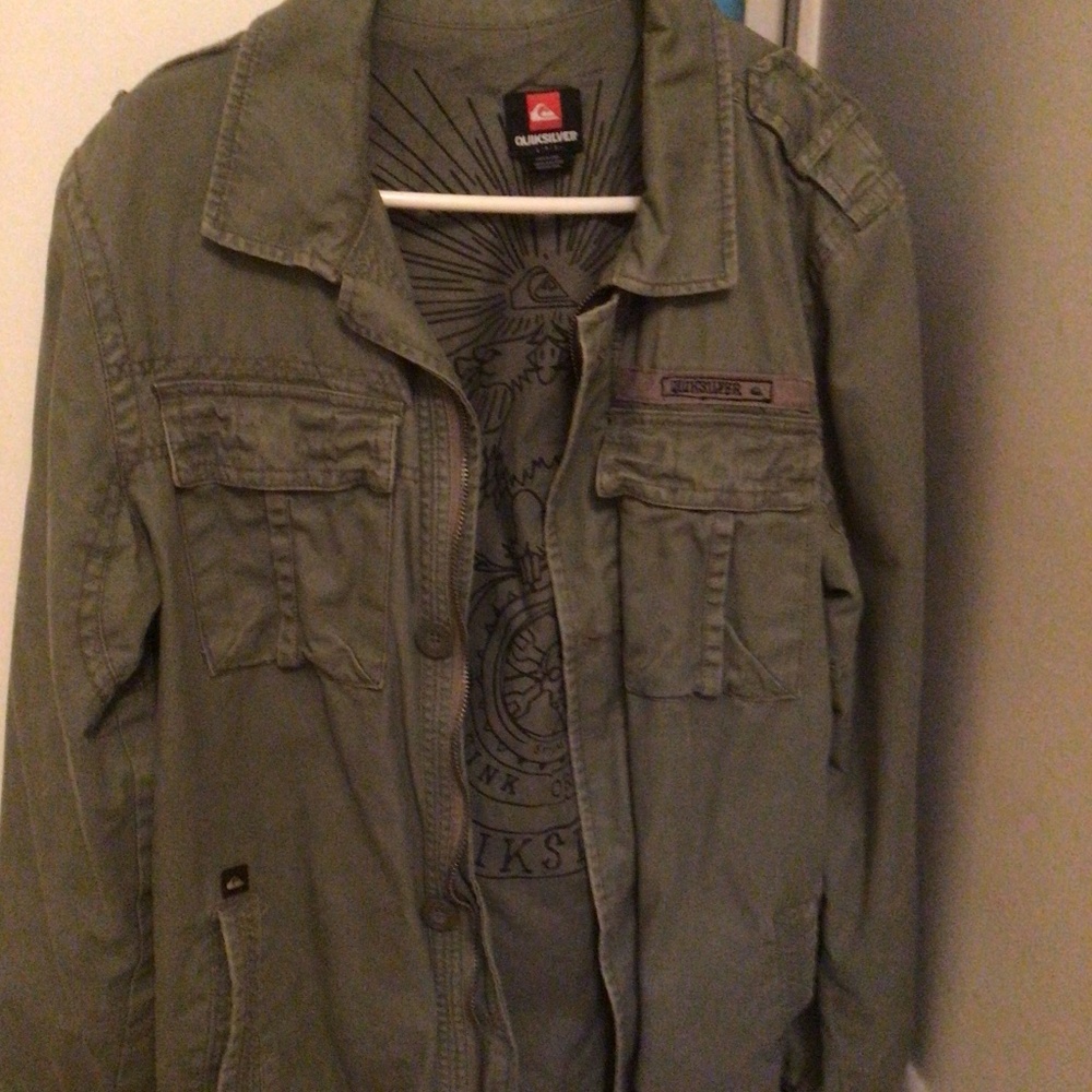 Green "army" Qucksilver Jacket